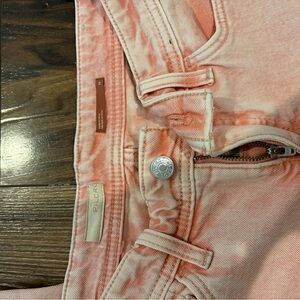 Pilcro Straight Leg Jeans in Coral